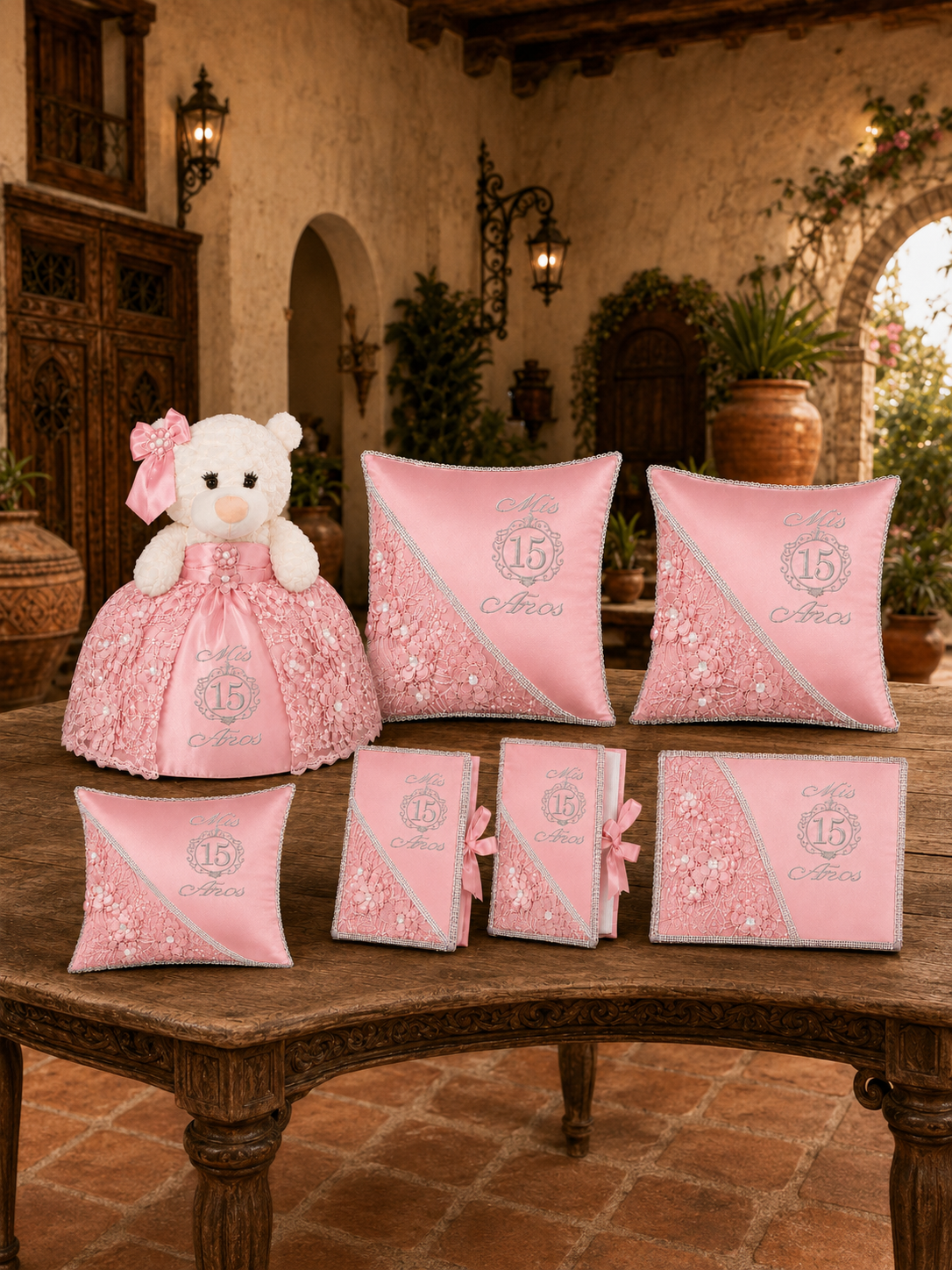 Set de Accesorios para XV Años Rosa