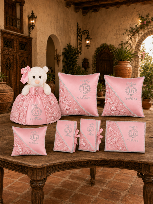 Set de Accesorios para XV Años Rosa