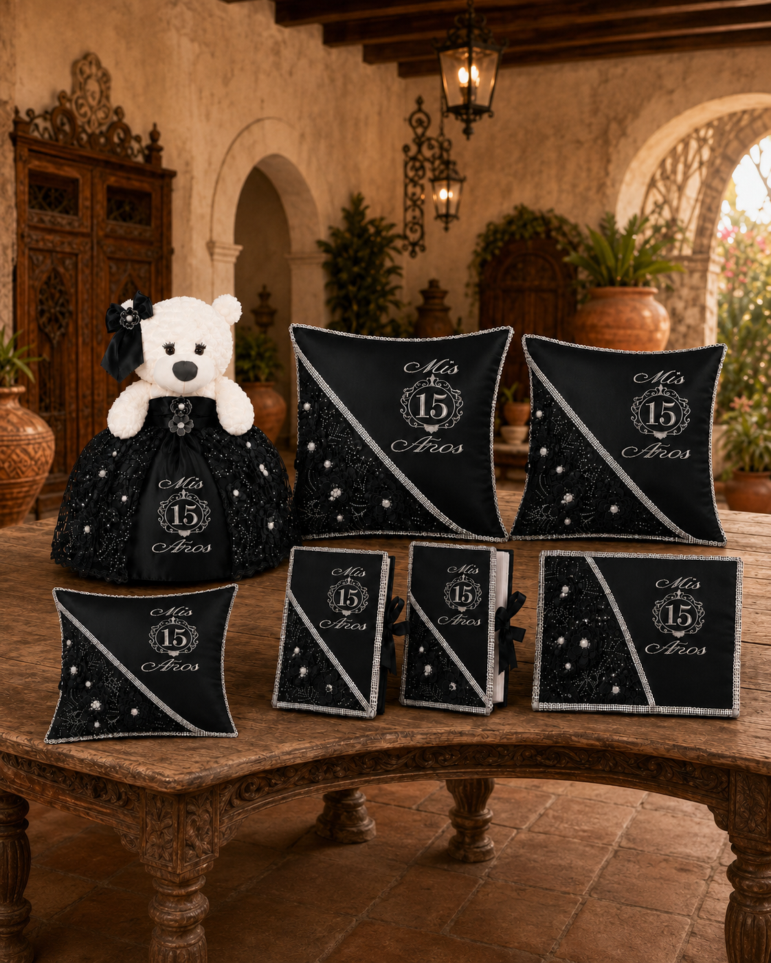Set de Accesorios para XV Años Negro