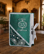Libro de Firmas Mis 15 Años Verde Esmeralda