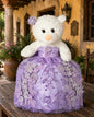 Oso de XV Años con Vestido Lila
